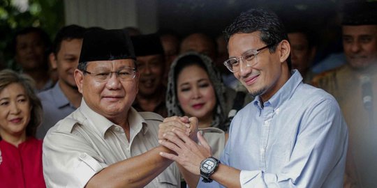 Pulang dari Jerman, Prabowo Ajak Sandiaga Diskusi Jelang Putusan MK