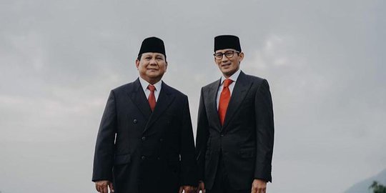 Jelang Putusan MK, Prabowo Unggah Foto Bersama Sandiaga di Instagram