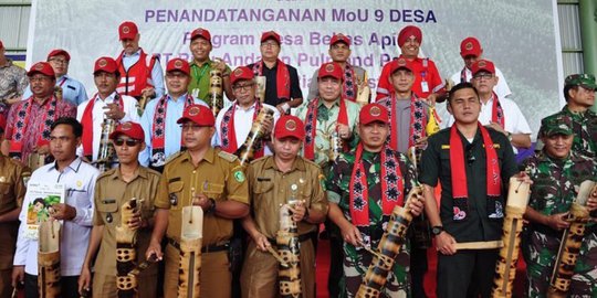 Bebas dari Kebakaran Hutan Lahan, 30 Desa di Riau Dapat Rp4,25 Miliar