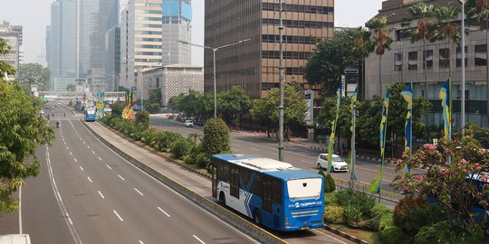 Ada Sidang Sengketa Pilpres, Jalan MH Thamrin Lengang