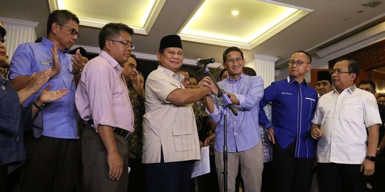 Ini Kesepakatan Parpol Koalisi Prabowo Setelah Bubar