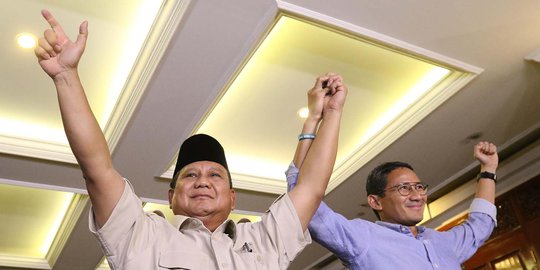 Gerindra Sebut Prabowo-Sandi Tidak Hadir Penetapan Capres Terpilih