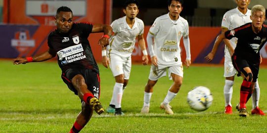 Persipura Harus Rela Berbagi Poin dengan Semen Padang