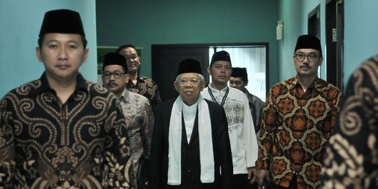 Soal Jatah Menteri dari NU, Ma'ruf Amin Mengaku Belum Usulkan Nama ke Jokowi