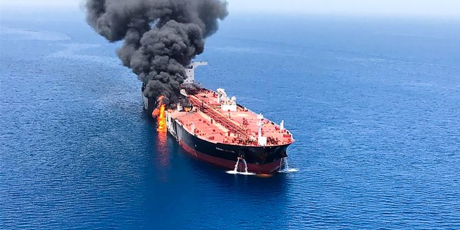 Mossad Tuding Iran Di Balik Serangan ke Kapal Tanker di Teluk Oman