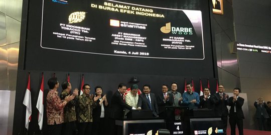 Resmi IPO, Saham Indonesian Tobacco dan Darmi Bersaudara Kompak Naik