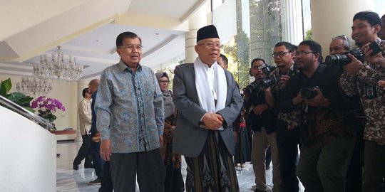 Wapres JK Tidak Campur Tangan Urusan Komposisi Menteri Kabinet Jokowi-Ma'ruf Amin