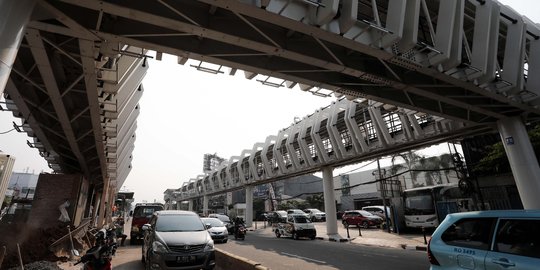 Pembangunan Skybridge LRT Rawamangun Telah Capai 98 Persen