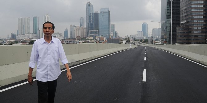 Jokowi Sebut Pembangunan Infrastruktur Tak Selalu Soal Ekonomi Tapi Persatuan Anak
