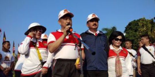 Olahraga Bareng Panglima TNI, Kapolri Cerita Tugas Berat Kawal Pemilu 2019
