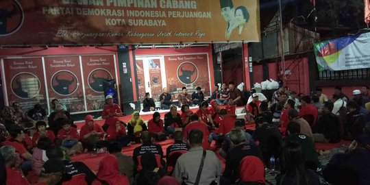 Protes Hasil Konfercab PDIP Jatim, Pendukung Wisnu Gelar Mimbar Bebas