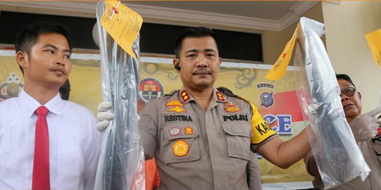 Polisi Tangkap 3 Pelaku Perakitan Senjata Ilegal di Dumai