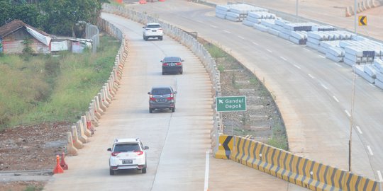 Keluar Tol Krukut Dibuka Temporer Setiap Sore