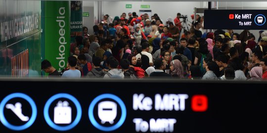 Banyak Warga Pakai MRT, Target Pendapatan di 2019 Optimis Tercapai