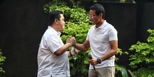 Sandiaga Utarakan Niat Bertahan Sebagai Oposisi ke Erick Thohir