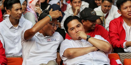 Tak Incar Jabatan, Sandiaga Pilih Awasi Kinerja Pemerintahan Jokowi-Ma'ruf Amin