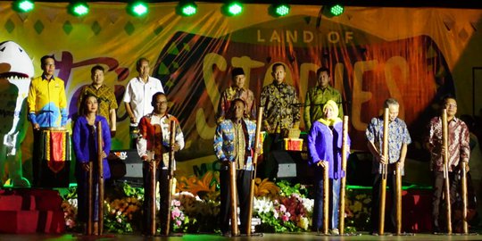 Maskot Festival Morotai 2019 Diperkenalkan dalam Launching di Landmark Ternate