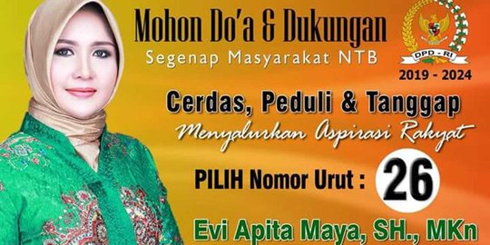 Foto 'Terlalu Cantik' Evi Apita Maya yang Digugat ke MK