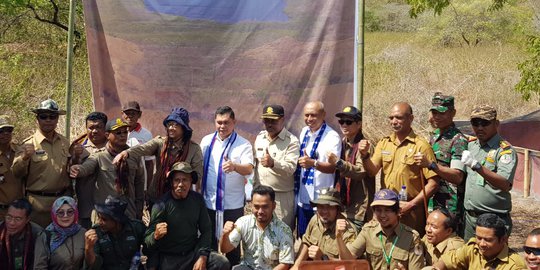 6 Komodo Hasil Sitaan Perdagangan Satwa Ilegal Dilepas Liar di NTT