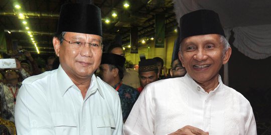 Amien Rais dan Prabowo Bertemu Hari Ini