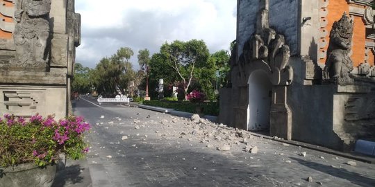 36 Bangunan di Badung Rusak Akibat Gempa, Kerugian Diperkirakan Capai Rp600 Juta