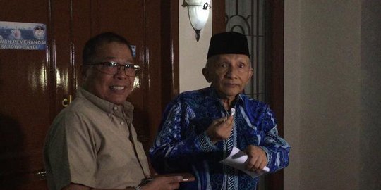 Prabowo Kumpulkan Petinggi Gerindra Besok, Amien Rais Harap Pilih jadi Oposisi