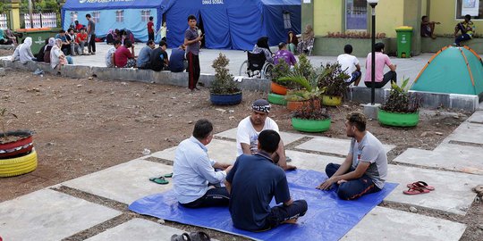 Kondisi Para Pencari Suaka di Lokasi Penampungan