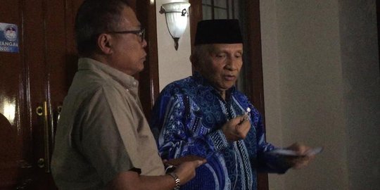 Amien Rais Minta Relawan Tak Berburuk Sangka Usai Prabowo Bertemu Jokowi