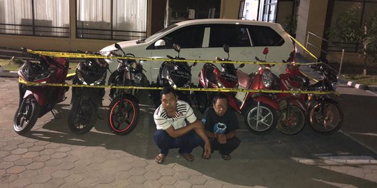 Polres Kukar Bekuk Dua Pencuri Motor yang Kerap Beraksi di Waktu Subuh