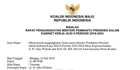 Beredar Daftar Menteri Jokowi, Surya Paloh Sebut itu Kabinet Kedai Kopi