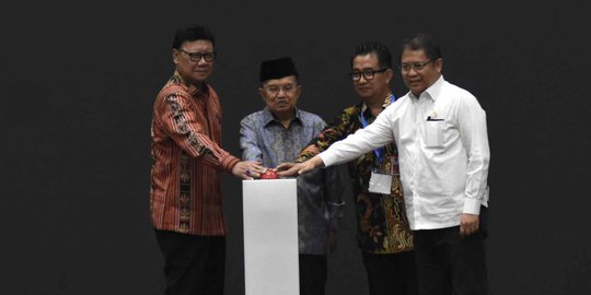 Wapres JK Buka Indonesia International Smart City 2019