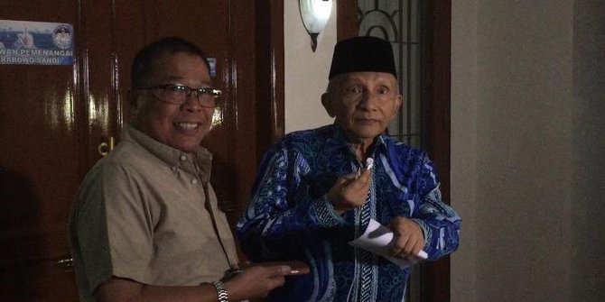 Amien Rais Ungkap Isi Pembicaraan Jokowi dan Prabowo