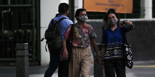 Udara Buruk, Warga Jakarta Diimbau Beraktivitas Pakai Masker