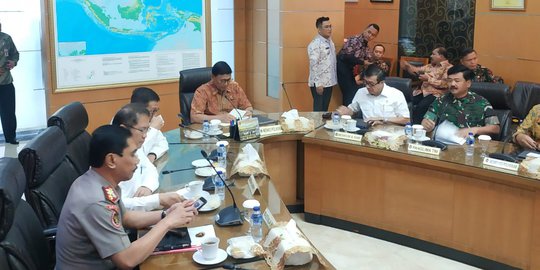 Wiranto Pimpin Rapat Evaluasi Persiapan Pemerintahan Jokowi Periode Kedua
