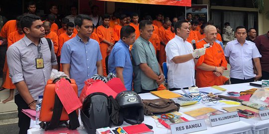 Hasil Operasi Pekat Agung, Polda Bali Tangkap 53 Tersangka Kejahatan