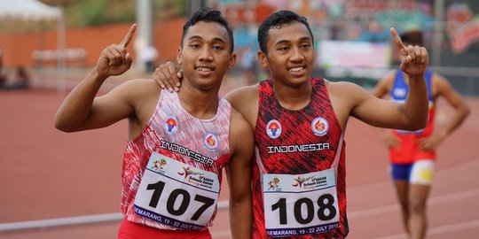 Cerita Sikembar Rico dan Richi yang Juarai Cabor Atletik ASG 2019