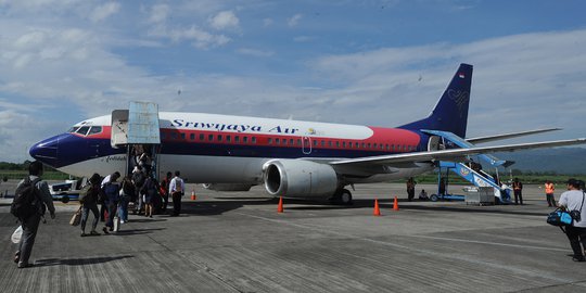 Pesawat Sriwijaya Rute Makassar-Kendari Tergelincir di Bandara Halu Oleo