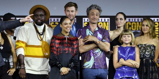 Wajah-wajah Pemeran Superhero dalam Comic-Con Marvel 2019