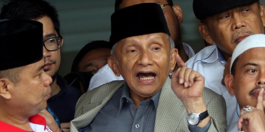 Saat Amien Rais 'Disentil' Koalisi Jokowi