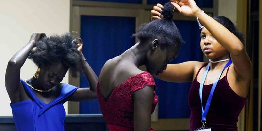 Intip di Balik Panggung Kontes Kecantikan Miss World South Sudan