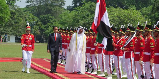 Jokowi Gelar Pertemuan Bilateral dengan Putra Mahkota Abu Dhabi di Istana Bogor