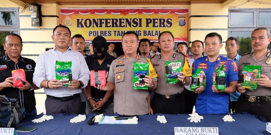 Bawa 8 Kg Sabu dari Malaysia, TKI Ilegal Ditangkap di Tanjung Balai