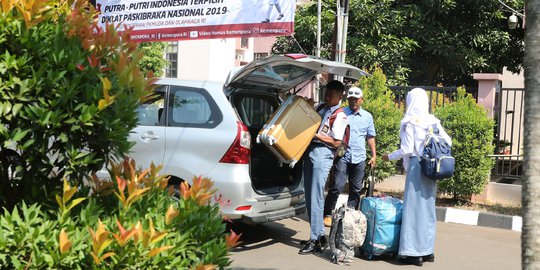 Calon Paskibraka Mengikuti Pelatihan dan Pendidikan