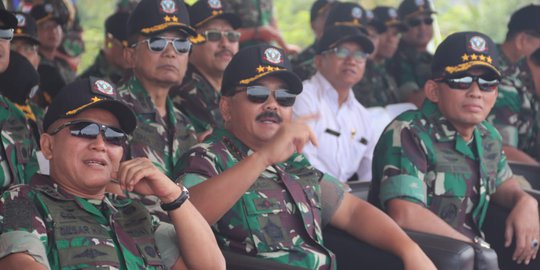 Panglima TNI Tinjau Latihan Angkasa Yudha di Lumajang