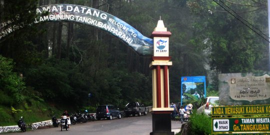 Gunung Tangkuban Parahu Ditutup Sementara untuk Wisatawan