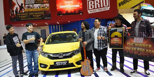 Band asal Bandung, Yefta dan Teman Tidur, Juarai Honda Brio Music Festival 2019