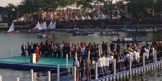 Kemeriahan Parade Perahu Naga Membuka Festival Cisadane 2019