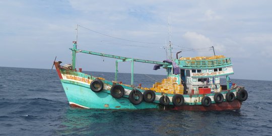 KKP Tangkap 6 Kapal Pencuri Ikan Ilegal Asal Vietnam dan Filipina