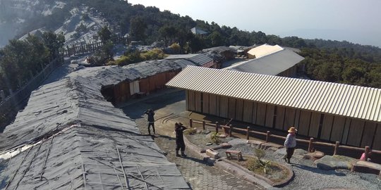 Aktivitas Gunung Tangkuban Parahu Menurun, Pembersihan Abu Terkendala Minimnya Air