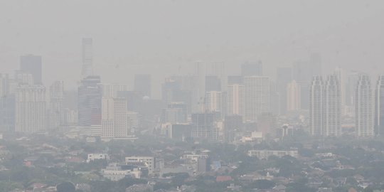 Data Airvisual: Kualitas Udara DKI Jakarta Selasa Pagi Sangat Tidak Sehat